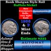 Image 1 : Buffalo Nickel Shotgun Roll in Old Bank Style 'Abbott Coin Counter & Automat' Wrapper 1936 & p Mint 
