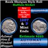 Image 1 : Buffalo Nickel Shotgun Roll in Old Bank Style 'Abbott Coin Counter & Automat' Wrapper 1937 &p Mint E