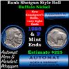 Image 1 : Buffalo Nickel Shotgun Roll in Old Bank Style 'Abbott Coin Counter & Automat' Wrapper 1926 & p Mint 