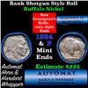 Image 1 : Buffalo Nickel Shotgun Roll in Old Bank Style 'Abbott Coin Counter & Automat' Wrapper 1934 &p Mint E