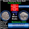 Image 1 : Buffalo Nickel Shotgun Roll in Old Bank Style 'Abbott Coin Counter & Automat' Wrapper 1926 & p Mint 