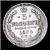 Image 3 : 1884 Imperial Russia 10 Kopeks Km: 20a.2 Grades Select Unc