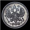 Image 2 : 1910 Imperial Russia 10 Kopeks Km: 20a.2 Grades Select+ Unc