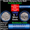 Image 1 : Buffalo Nickel Shotgun Roll in Old Bank Style 'Abbott Coin Counter' Wrapper 1924 & p Mint Ends