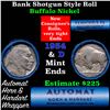 Image 1 : Buffalo Nickel Shotgun Roll in Old Bank Style 'Abbott Coin Counter & Automat' Wrapper 1934 & D Mint 