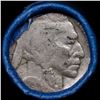 Image 2 : Buffalo Nickel Shotgun Roll in Old Bank Style 'Abbott Coin Counter & Automat' Wrapper 1934 & D Mint 
