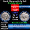 Image 1 : Buffalo Nickel Shotgun Roll in Old Bank Style 'Abbott Coin Counter & Automat' Wrapper 1937 & p Mint 