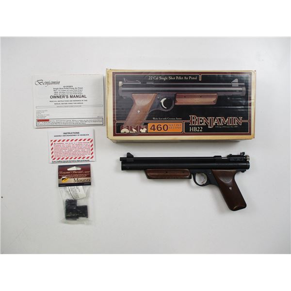 BENJAMIN HB22 PELLET PISTOL