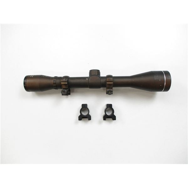 4X 40 RIFLE SCOPE & SCOPE RINGS