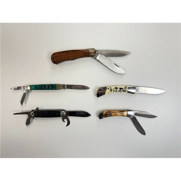 ASSORTED FOLDING POCKET KNIVES