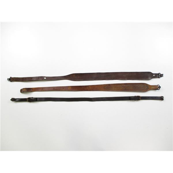 ASSORTED LEATHER RIFLE SLINGS