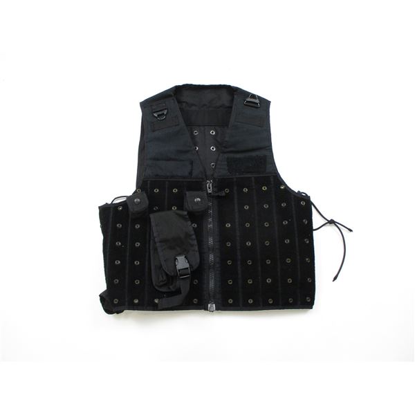VINTAGE STYLE BLACK TACTICAL VEST