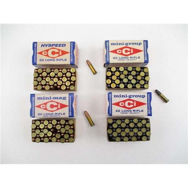 COLLECTIBLE CCI .22 LR AMMO LOT