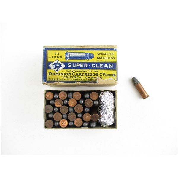 COLLECTIBLE DOMINION .22 LONG AMMO