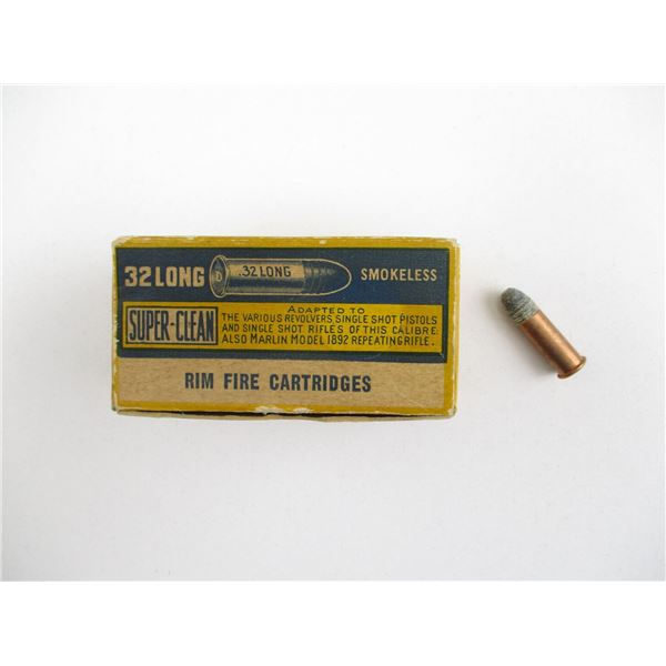 COLLECTIBLE CIL .32 LONG RIM-FIRE AMMO