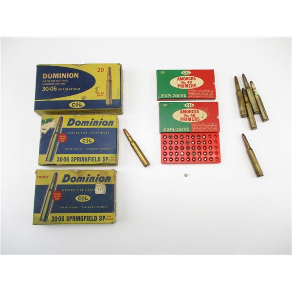 ASSORTED CIL AMMO AND PRIMERS LOT