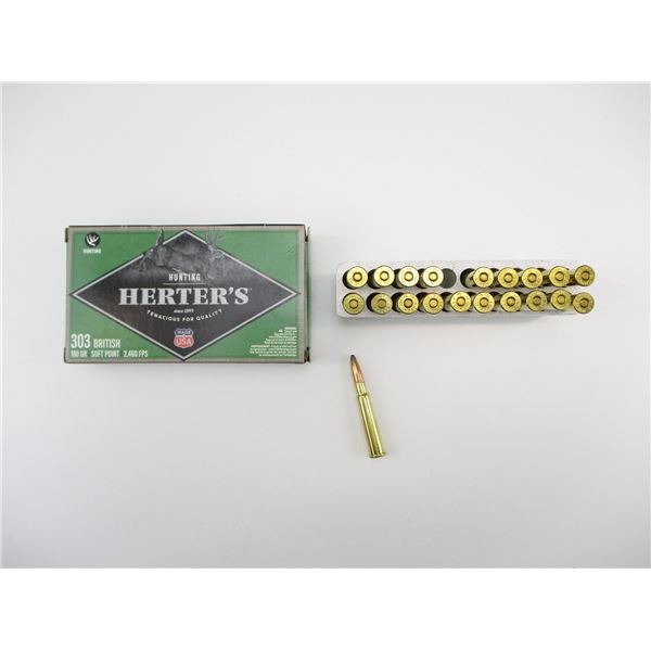 HERTER'S .303 BRITISH AMMO