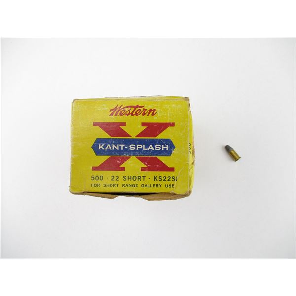 WINCHESTER WESTERN .22 SHORT AMMO
