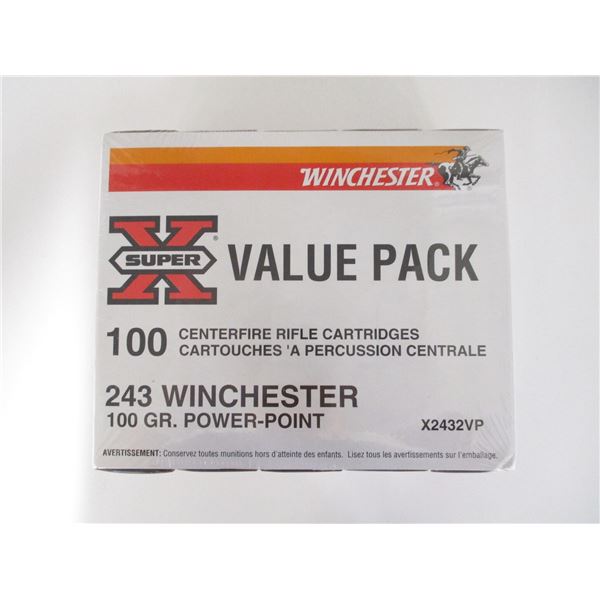 WINCHESTER SUPER-X .243 WIN AMMO LOT