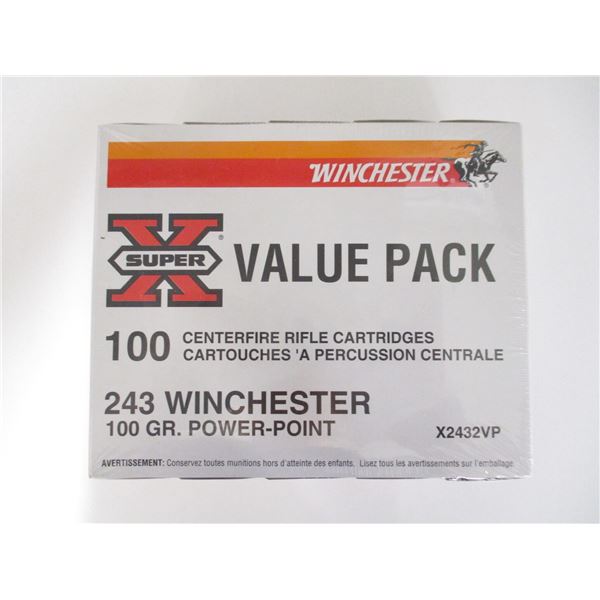 WINCHESTER SUPER-X .243 WIN AMMO LOT