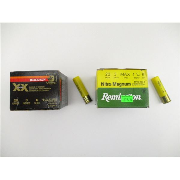 ASSORTED 20 GAUGE SHOT SHELL LOT