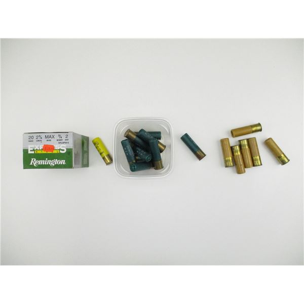 ASSORTED 20 GAUGE SHOT SHELL LOT