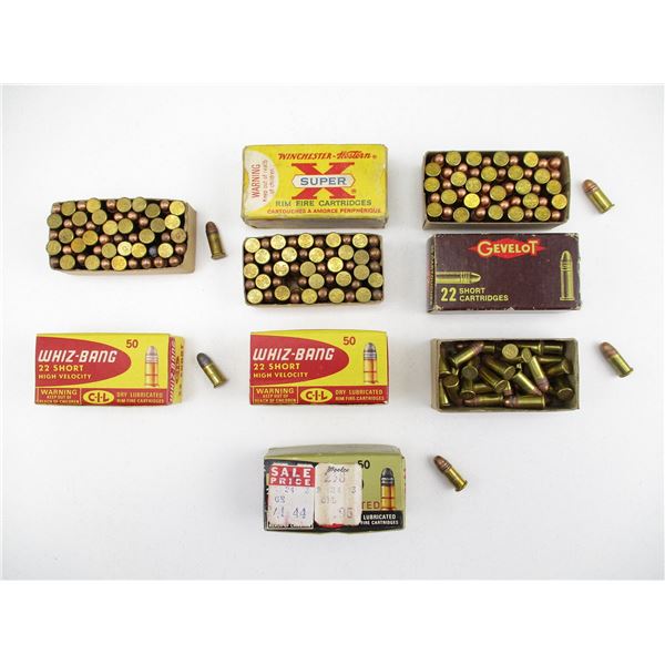 ASSORTED .22 SHORT AMMO LOT