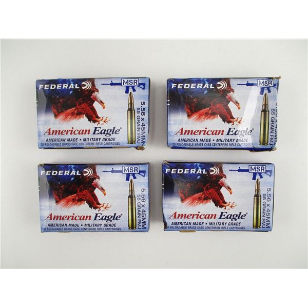 FEDERAL 5.56X45MM AMMO LOT