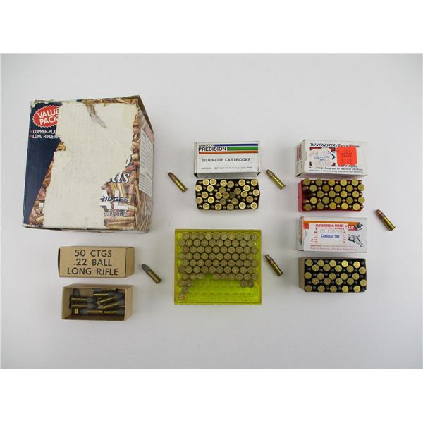 ASSORTED .22 LR AMMO LOT