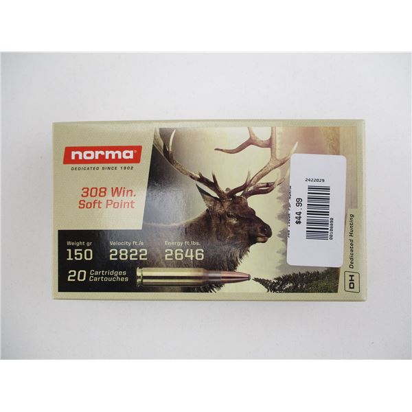 NORMA .308 WIN AMMO