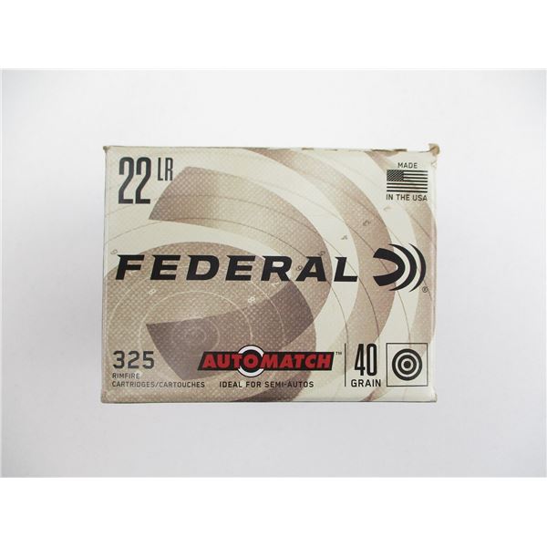 FEDERAL .22 LR AMMO