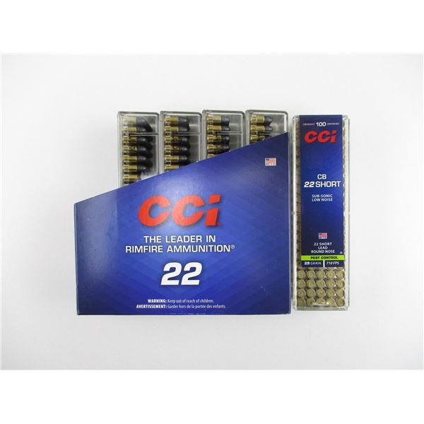 CCI CB .22 SHORT AMMO LOT