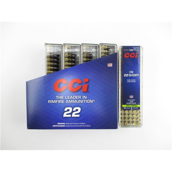 CCI CB .22 SHORT AMMO LOT