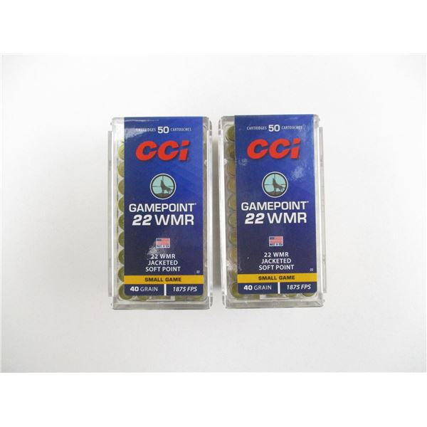 CCI .22 WMR AMMO LOT