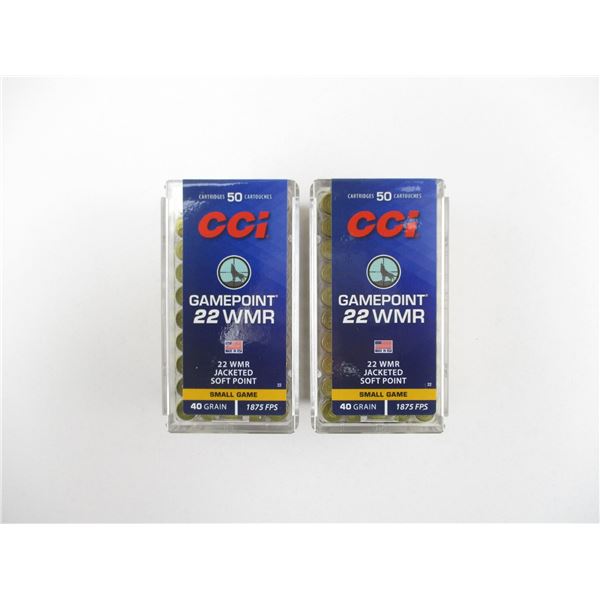 CCI .22 WMR AMMO LOT