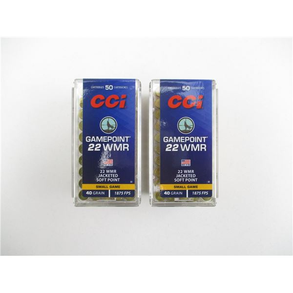 CCI .22 WMR AMMO LOT