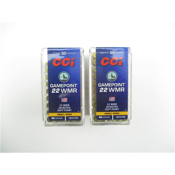 CCI .22 WMR AMMO LOT
