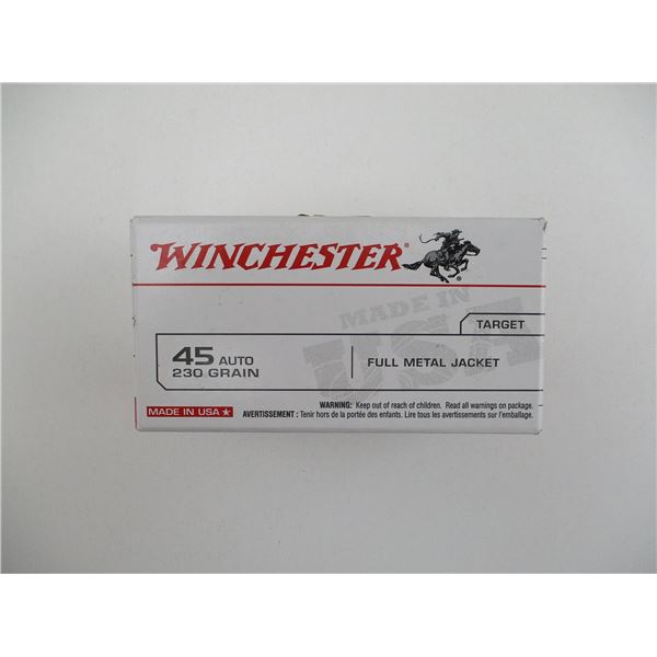 WINCHESTER .45 AUTO AMMO