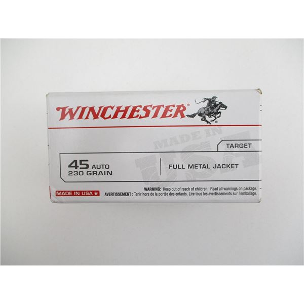 WINCHESTER .45 AUTO AMMO