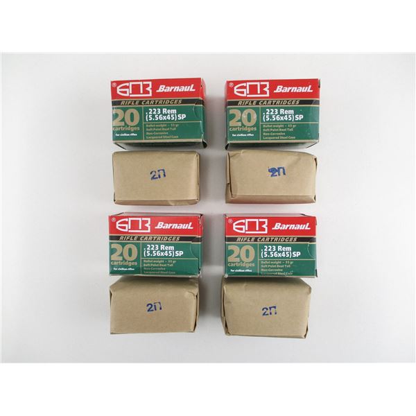 BARNAUL .223 REM AMMO LOT