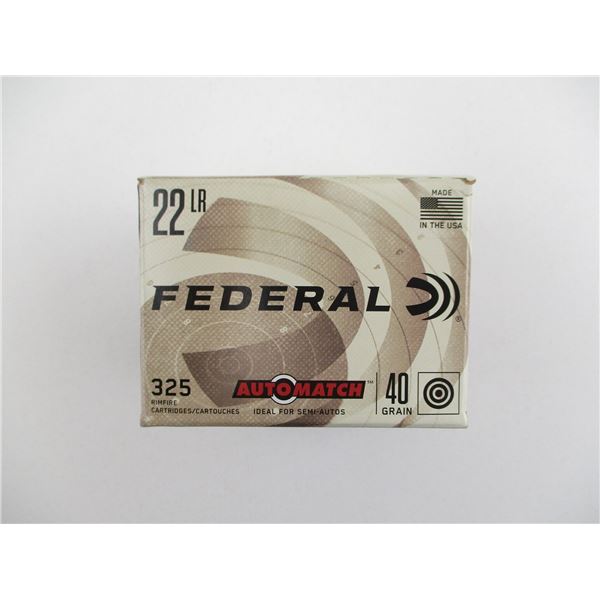 FEDERAL .22 LR AMMO