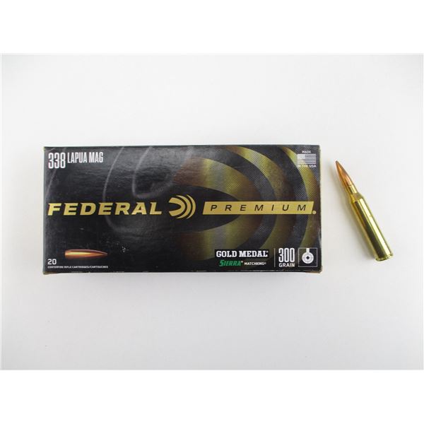 FEDERAL PREMIUM .338 LAPUA MAG AMMO