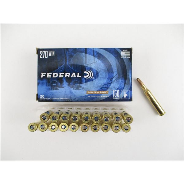 FEDERAL .270 WIN AMMO