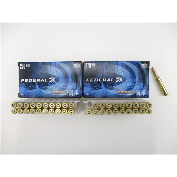 FEDERAL .270 WIN AMMO