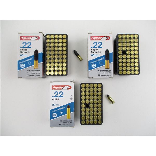 AGUILA .22 LR AMMO LOT