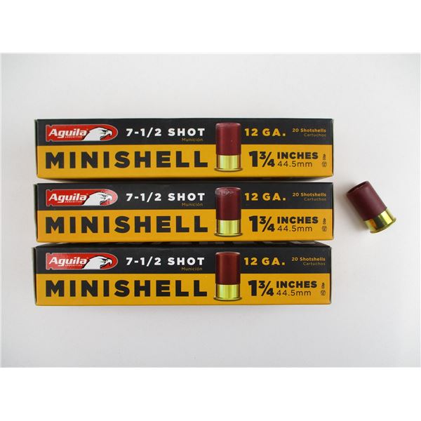 AGUILA 12 GAUGE SHOT SHELL LOT
