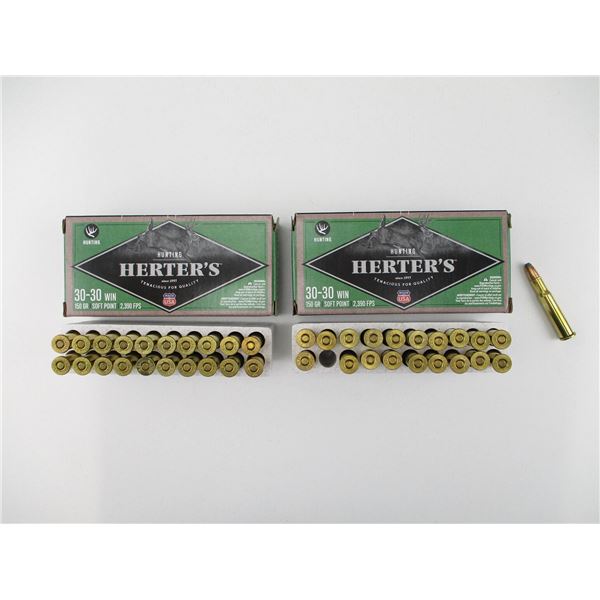 HERTER'S .30-30 WIN AMMO LOT