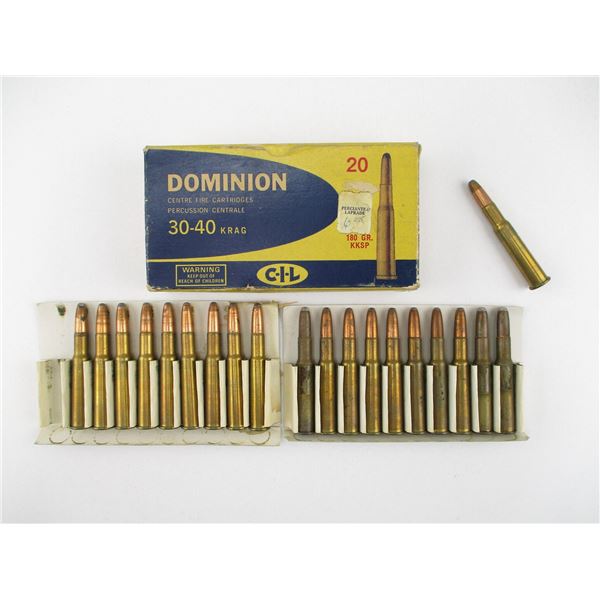 CIL DOMINION .30-40 KRAG AMMO