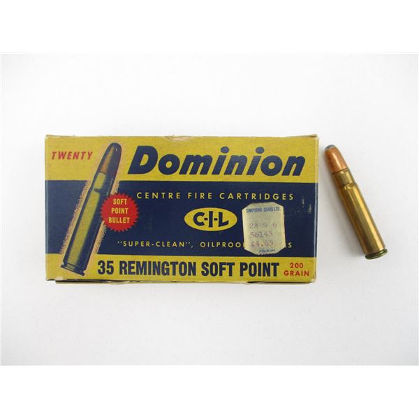 CIL DOMINION .35 REM AMMO