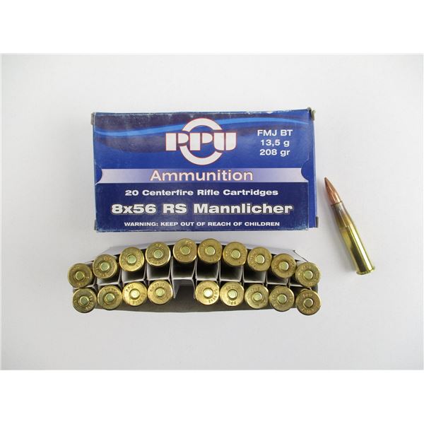 PPU 8X56MM RS MANNLICHER AMMO